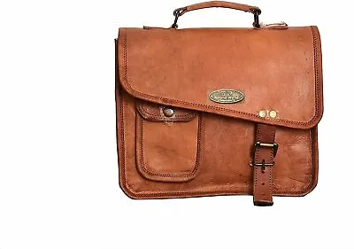  Vintage Retro Leather Messenger Women Laptop Briefcase Satchel Bag Women's Real • $51.79