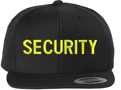 SECURITY Snapback Hat Uniform Guard Officer Agent Snap Back Security Hat • $14.99