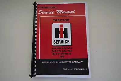 Int  385 464 484 574 584 674 684 784 884  84 Hydro  Service Manual • £28.50