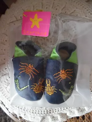£6 • Buy New Starchild Hand Made Soft Natural Leather Baby Shoes  0-6 Months