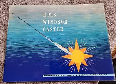 1960 R.M.S Windsor Castle Union-Castle Brochure  • £59.99