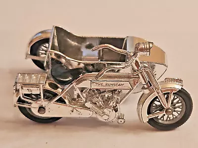 Vintage Lesney 1914 SunBeam Silver Motorcycle Sidecar Models Of Yesteryear • $4.99