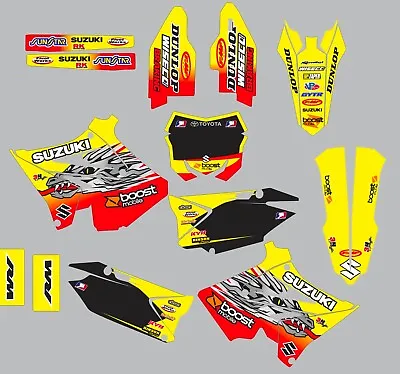 Decals For Suzuki RM250 RM125 RM 125 250 GRAPHICS 2001-2012 POLISPORT RESTYLE • $95