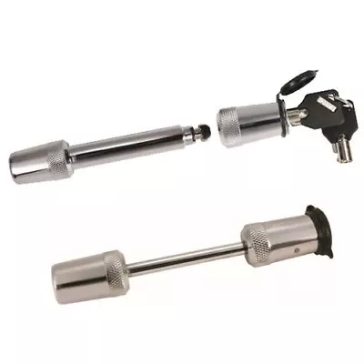 $49.99 • Buy Trimax 5/8  Hitch Receiver Pin & 2.5  Wide Trailer Coupler Lock Set Keyed Alike