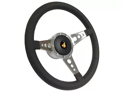 1973-94 Buick Grand National 9-Bolt Leather Steering Wheel Kit 3-Spoke Hole GNX • $314.99