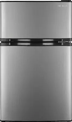 Insignia NSCF30SS9 20  Stainless 3.0 Cu. Ft. Top Freezer Mini Fridge NOB #142128 • $150