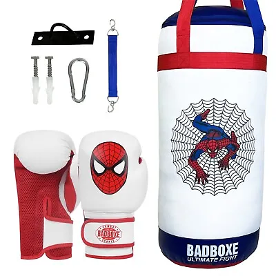 Spider Man Kids Boxing Punching Bag Set Unfilled • $39.99