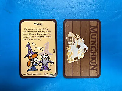 STEVE JACKSON GAMES - MUNCHKIN PROMO CARD : Yoink! • $2