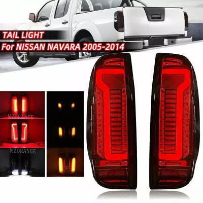 Left+Right Smoked LED Dynamic Rear Tail Light Lamp For Nissan Navara D40 2005-16 • $189.99