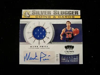 2021-22 Mark Price Crown Royale Jersey Auto /99! Cleveland Cavaliers! • $29.99