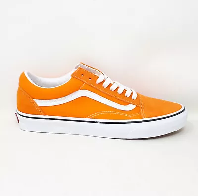 Vans Old Skool Skate Shoe Sneaker Orange Tiger White Mens Size Authentic Casual • $53.89