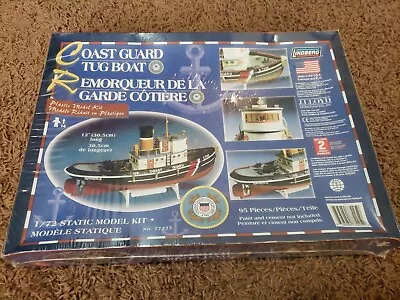 Lindberg Coast Guard Tug Boat Scale 1:72 Model Kit Sealed Skill Level 2 #77225 • $55.24