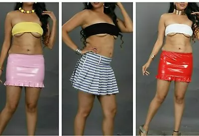 Ladies Plain Boob Tube Strapless Bandeau Elastic Stretch Vest Bra Crop Top Divas • £11.03