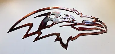 Baltimore Ravens Metal Wall Art - Copper - 15 3/4  X 7 1/2  • $34.98