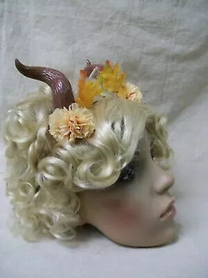 Woodland Fairy Horns Harvest Faun Minotaur Goat Fantasy Mythical Forest Reindeer • $11.95