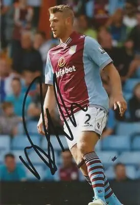 ASTON VILLA: NATHAN BAKER SIGNED 6x4 ACTION PHOTO+COA • £2.99