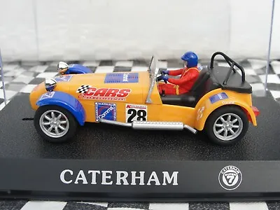 £49.99 • Buy Scalextric caterham 7 'comma' Orange #28 c2231 1:32 Slot New Old Stock Boxed