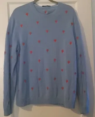 J Crew Lobster Crewneck Cotton Sweater Large • $16.50
