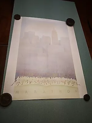 Vintage Marathon Poster New York 1984 • $55