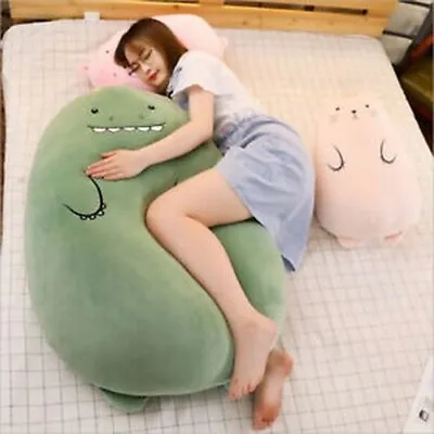 Plush Toy Soft Squishy Chubby Pillow Cute Animal Dinosaur Cartoon Cushion Gifts • $29.56