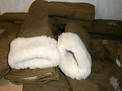 Super Warm Fur Mittens Wool Fleece Russian Army Gloves Soviet Military Surplus • $48.95