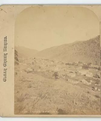 Birdseye Idaho Springs Colorado Clear Creek WH Jackson Stereoview • $125