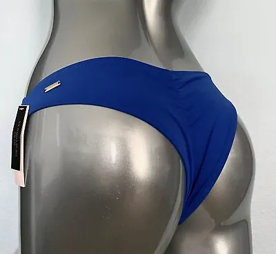 Victorias Secret Nwt Sapphire Blue Ruched Back Sexy Itsy Swim Bikini Bottom  • $18.39