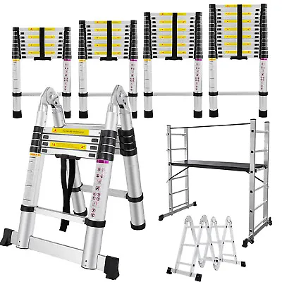 £118.99 • Buy Ladder Telescopic Loft Step Multi-Purpose, Light Weight, Extendable, Folding, UK