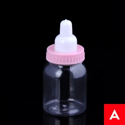 12/24PCS Fillable Bottles Sweet Candy Boxes Baby Shower Baptism Party TableDecor • £3.69