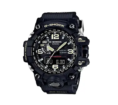 Casio G-Shock Mudmaster Triple Sensor Tough Solar Radio Resin Watch GWG-1000-1 • $445