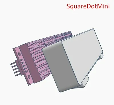 £9 • Buy MAX7219 8x32 Red Dot Matrix Display Module KIT - SquareDot MINI Case