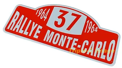 Rally Monte Carlo Reproduction Embossed Metal Sign 1964  • $19.95