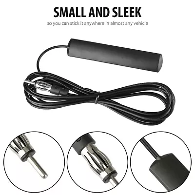 Car AM FM Radio Stereo Hidden Antenna Stealth For Vehicle Truck Motorcycle Boat • $5.11