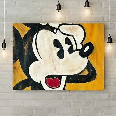 Mickey Mouse Vintage - Canvas Rolled Wall Art Print - Various Sizes • £18.19