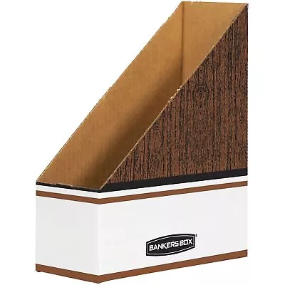 Bankers Box Magazine File Holders Oversized Letter 12 Pack (07224) Woodgrain/ • $59.99