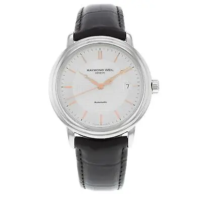 Raymond Weil Maestro 39mm Steel Silver Dial Automatic Men Watch 2837-SL5-65001 • $399