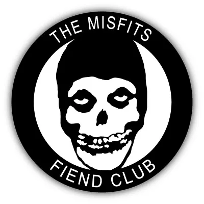 Misfits Fiend Club Car Bumper Sticker Decal - 3'' Or 5'' • $3.50