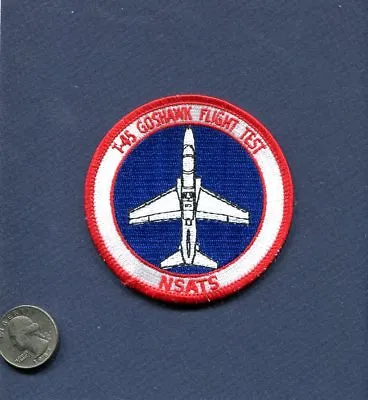 Boeing T-45 GOSHAWK NSATS FLIGHT TEST US Navy USMC VT Training Squadron Patch • $5.99