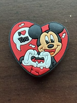 Free Shipping Mickey Mouse Heart Shoe Decoration Charms Jibbitz • $6.99