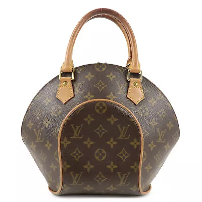 Authentic Louis Vuitton Monogram Ellipse MM Hand Bag Brown M51127 Used F/S • £421.67