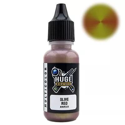 Huge Miniatures Airbrush Paint Olive Red Acrylic Model Color – 17ml Bottle • $5.79