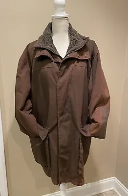 Jeep Workwear Men’s Lined Jacket Zip-off Collar Coat With Patch Pockets Size 2XL • $32.95