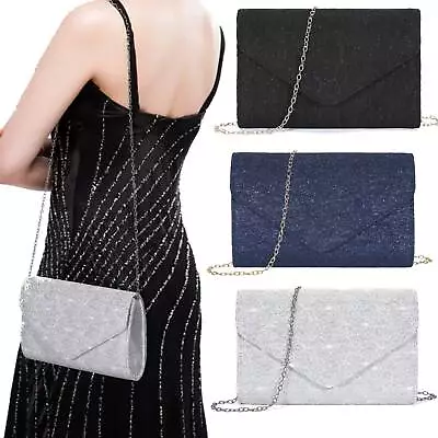 Women Evening Clutch Bag Floral Envelope Handbag For Wedding Cocktail Prom Party • $18.04