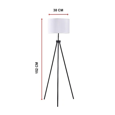 $105.08 • Buy Mid-Century Floor Lamp Modern Tripod Decor Living Room Standing
