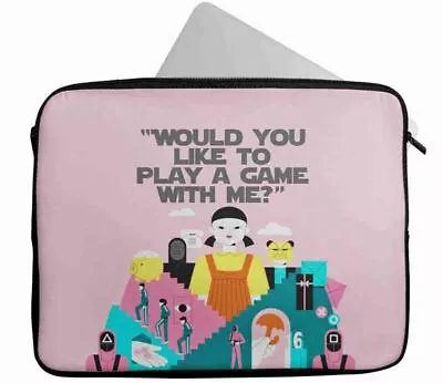 Squid Game Laptop Case Sleeve Tablet Bag Ultrabook Chromebook Gift 17 • £15.99