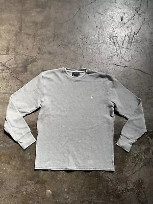 Polo Ralph Lauren Men's Gray Waffle Knit Thermal Long Sleeve Shirt L • $20