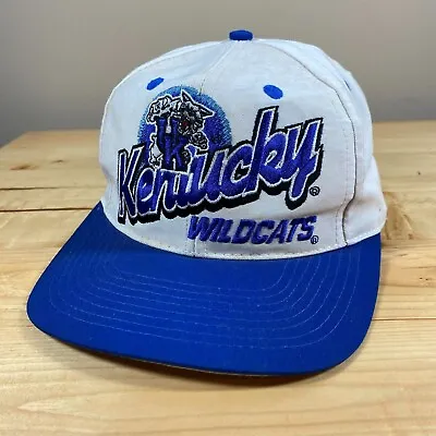 Vintage Kentucky Wildcats Logo 7 One Size Snapback Hat UK • $22.79