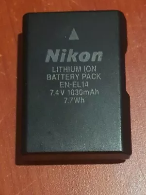 £14.30 • Buy Nikon En-El14 Rechargeable Li-Ion Battery