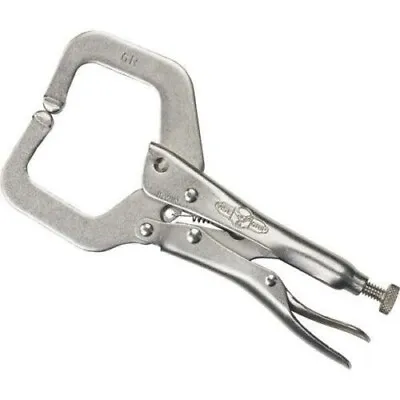 IRWIN VISE-GRIP Locking C Clamp Pliers 6 Inch Regular Tip 6R CHN 17 (ONE ONLY) • $14.95