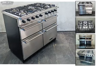 Refurb Falcon 1000 DeLuxe Cm Wide Dual Fuel RANGE COOKER Stainless Steel (4M20M) • £1495